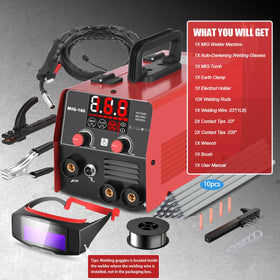 XR MARKET complete welder kit with wires, rods, tips, and goggles for projects.