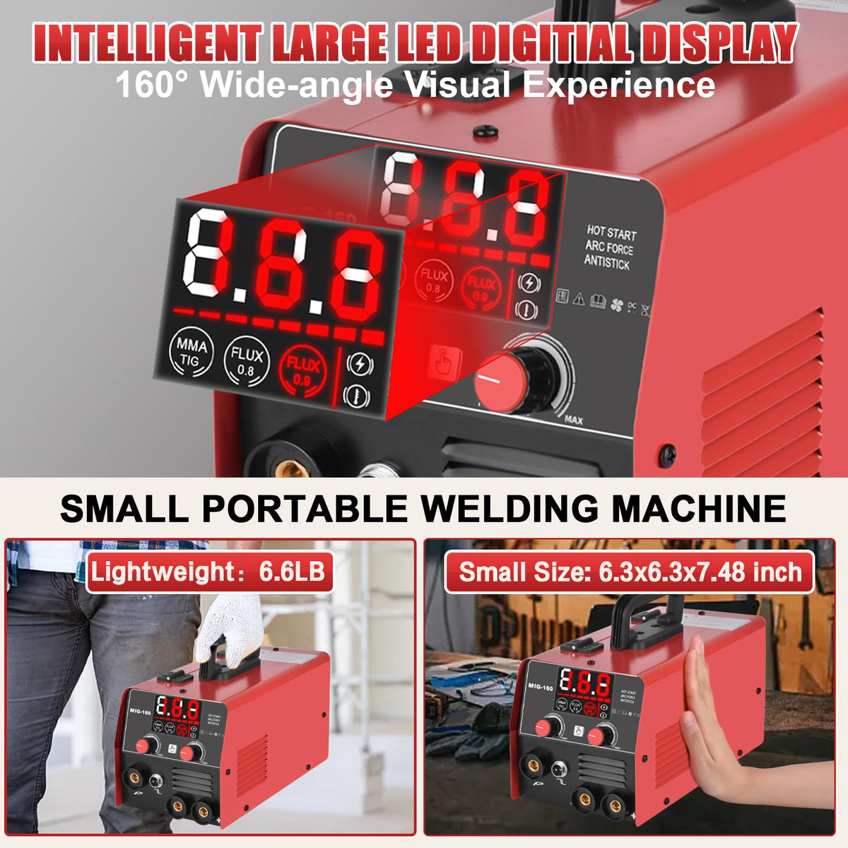 XR MARKET IGBT inverter technology for safe, stable welding performance.