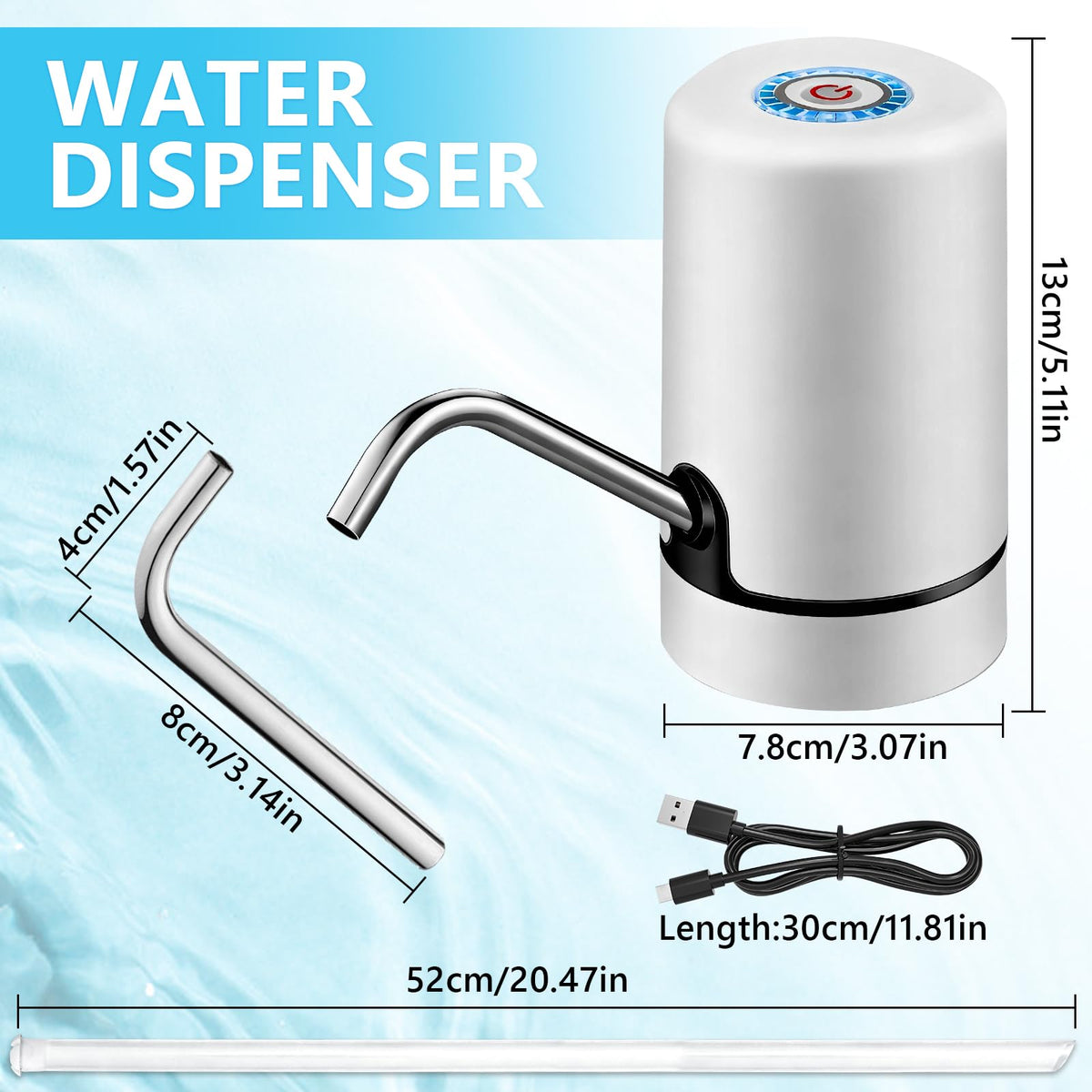 XSBAIHUO auto-stop feature protects against overflowing pours.