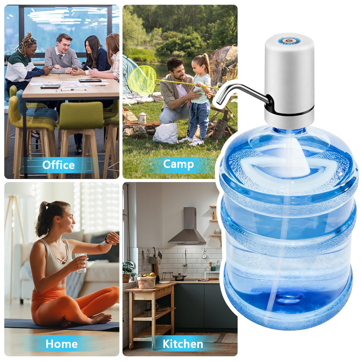 XSBAIHUO portable design for kitchen, office, or camping.