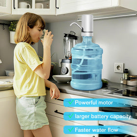 XSBAIHUO USB rechargeable battery powers quick, flexible pumping.