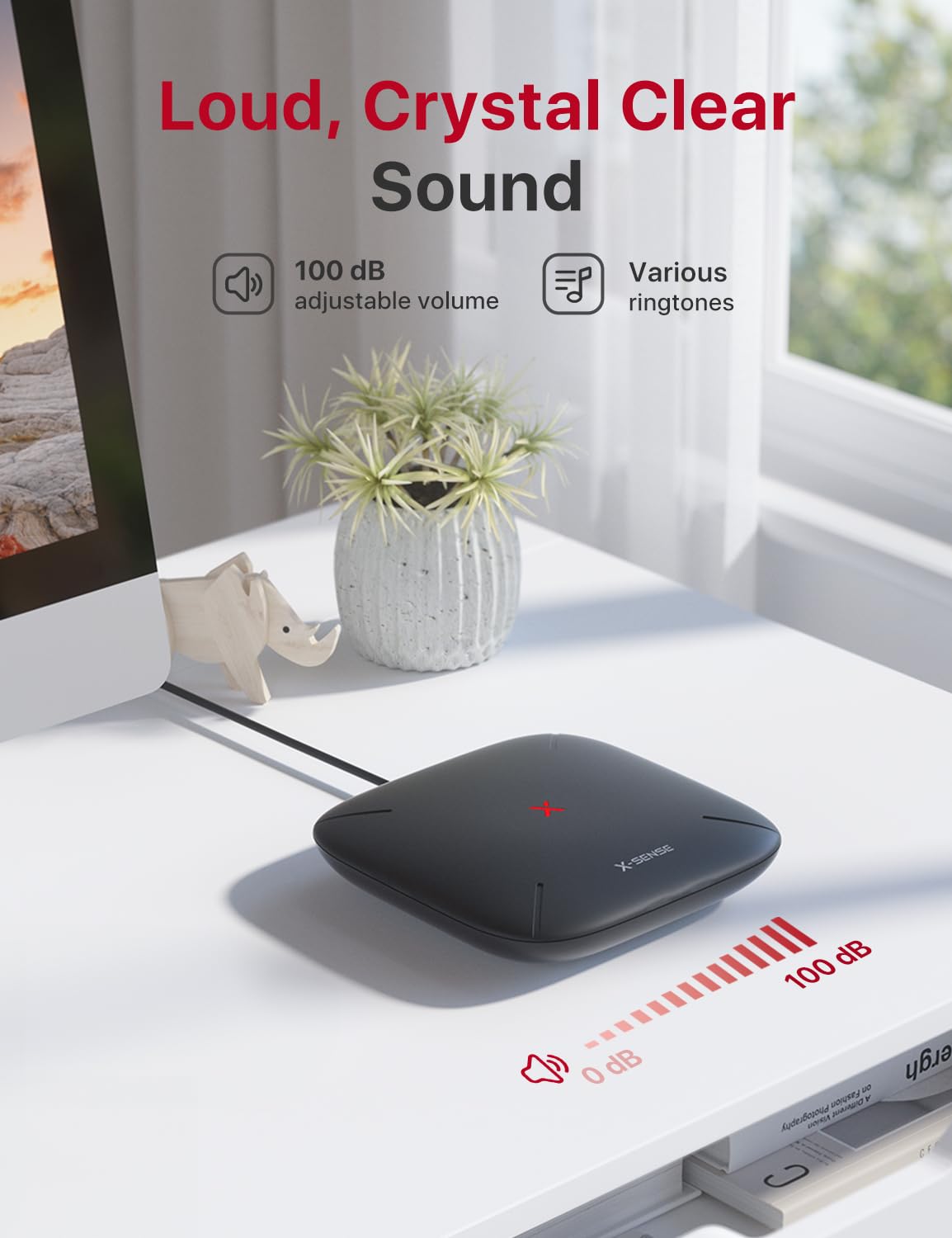 X-Sense four-year battery life reduces replacement frequency.