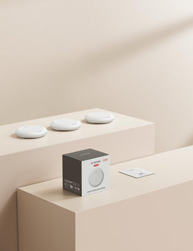 X-Sense three-inch diameter base offers stable placement.