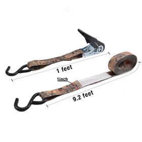 XSTRAP STANDARD rubber-coated S-hooks protect surfaces during transport.