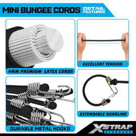 XSTRAP STANDARD bungee cords for canvas canopies in quick tensioning scenarios.