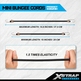 XSTRAP STANDARD set helps organize your car trunk with many cords on hand.