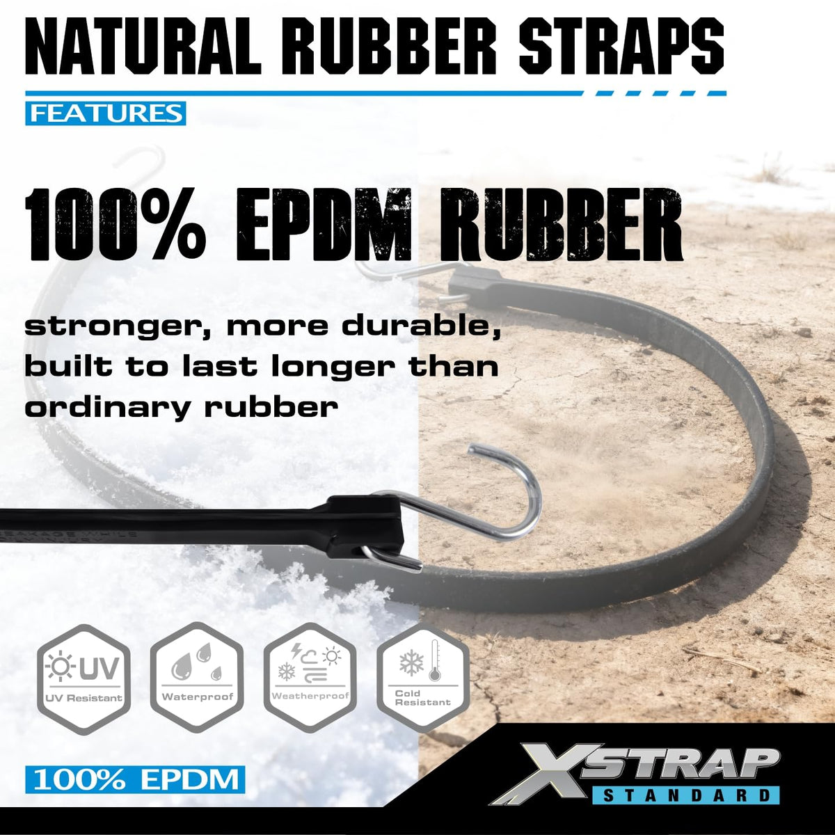 XSTRAP STANDARD cords for securing canvas canopies during setup