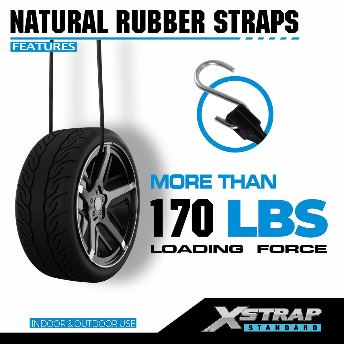 XSTRAP STANDARD heavy-duty design for tarps canvas canopies and cargo