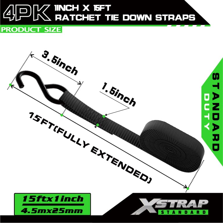 XSTRAP STANDARD black finish strap set for professional appearance and quick ID.