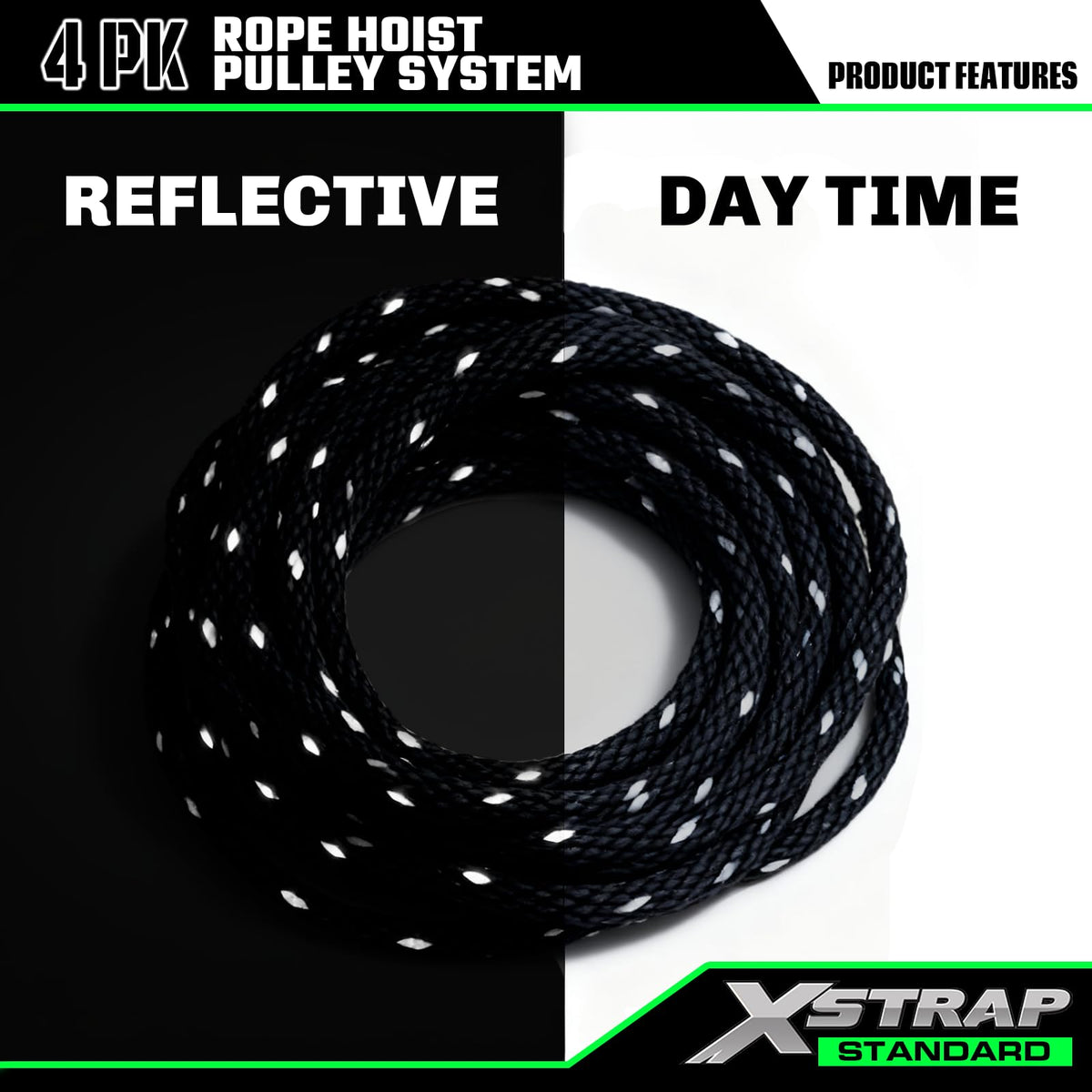 XSTRAP STANDARD block and tackle mechanism enabling efficient lifting