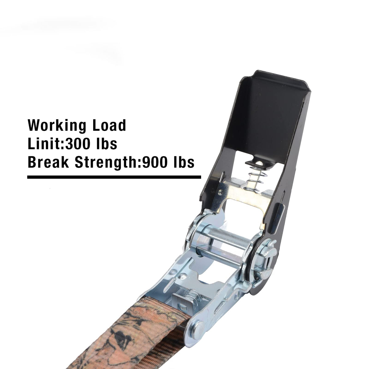 XSTRAP STANDARD 10ft tie downs feature quick release for easy adjustments.