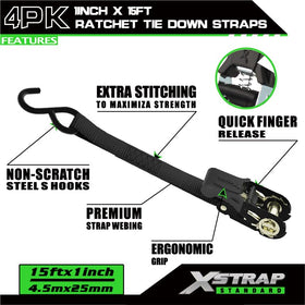 XSTRAP STANDARD drawstring storage bag keeps straps organized and ready.