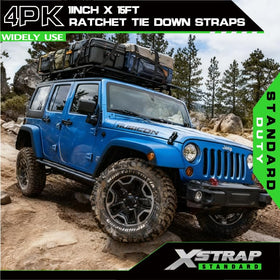 XSTRAP STANDARD ergonomic molded handle for easy ratcheting and daily use.