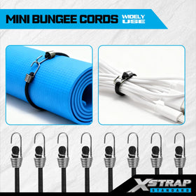 XSTRAP STANDARD bungee cords for hanging Christmas ornaments safely.