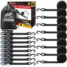 XSTRAP STANDARD ratchet tie-down 1in 10ft secures cargo during transport