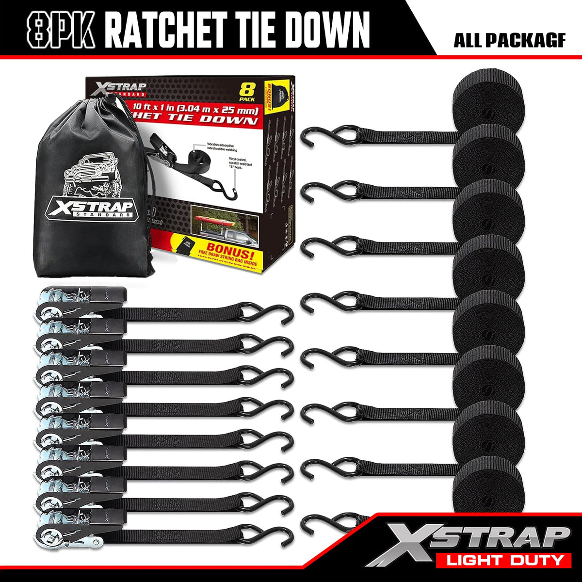 XSTRAP STANDARD roof-rack use keeps loads steady