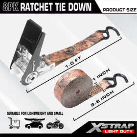 XSTRAP STANDARD camouflage2 secures loads on trailers and trucks