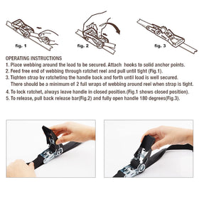 XSTRAP STANDARD packs neatly for storage and quick reuse.