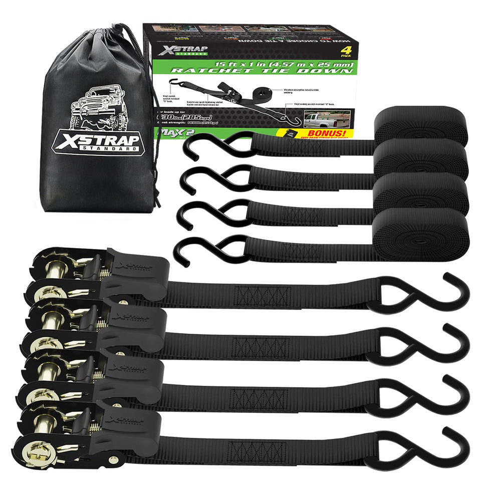 XSTRAP STANDARD strap close-up, 1 inch by 15 feet, for strong load securing.