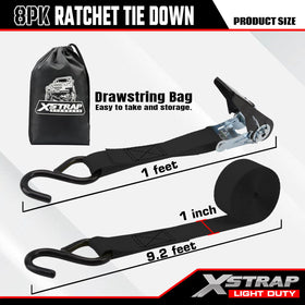 XSTRAP STANDARD secure cargo on trailers and trucks