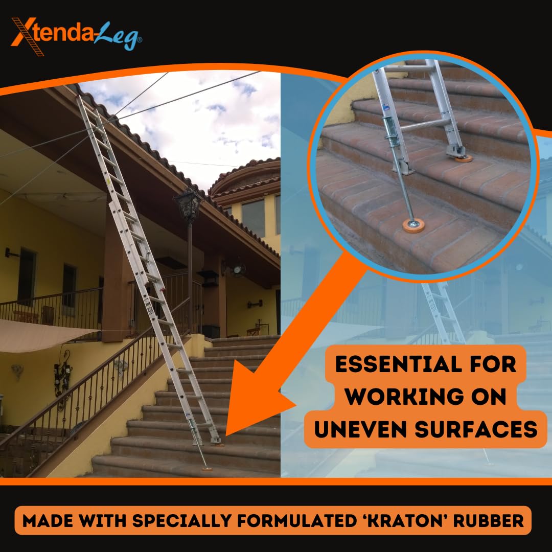 Xtenda-Leg Ladder Leveler OSHA approved for safer ladder setups