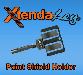 Xtenda-Leg Paint Shield Holder demonstrates 1-second angle adjustment for control