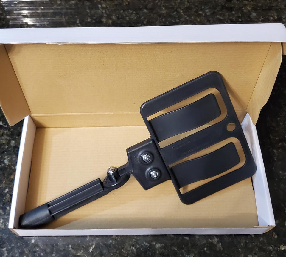 Xtenda-Leg Paint Shield Holder in basic setup for quick painting tasks