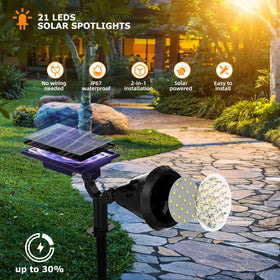 XTGTP Solar Spot Light with adjustable angle for precise spotlight direction