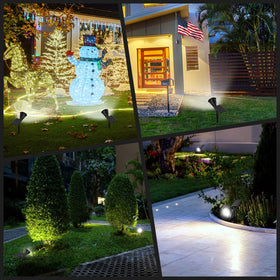 XTGTP Solar Spot Light wall mount setup for exterior walls