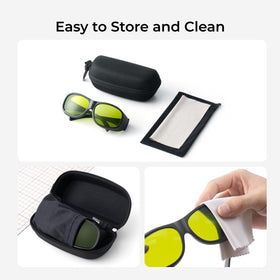 xtool laser safety glasses compatible with F1, F1 Ultra, S1, M1, and D1 series