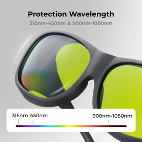 xtool laser safety glasses lightweight 50g reduce fatigue during work