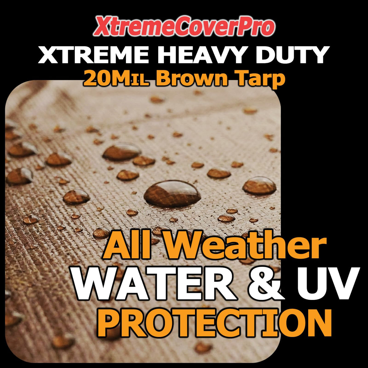 XTREME COVER PRO 20x20 tarp corner reinforcement prevents tears in wind