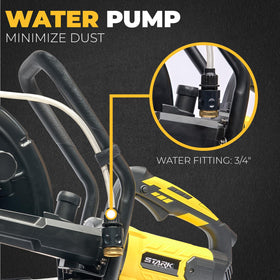 XtremepowerUS 16-inch blade designed for concrete and stone cuts