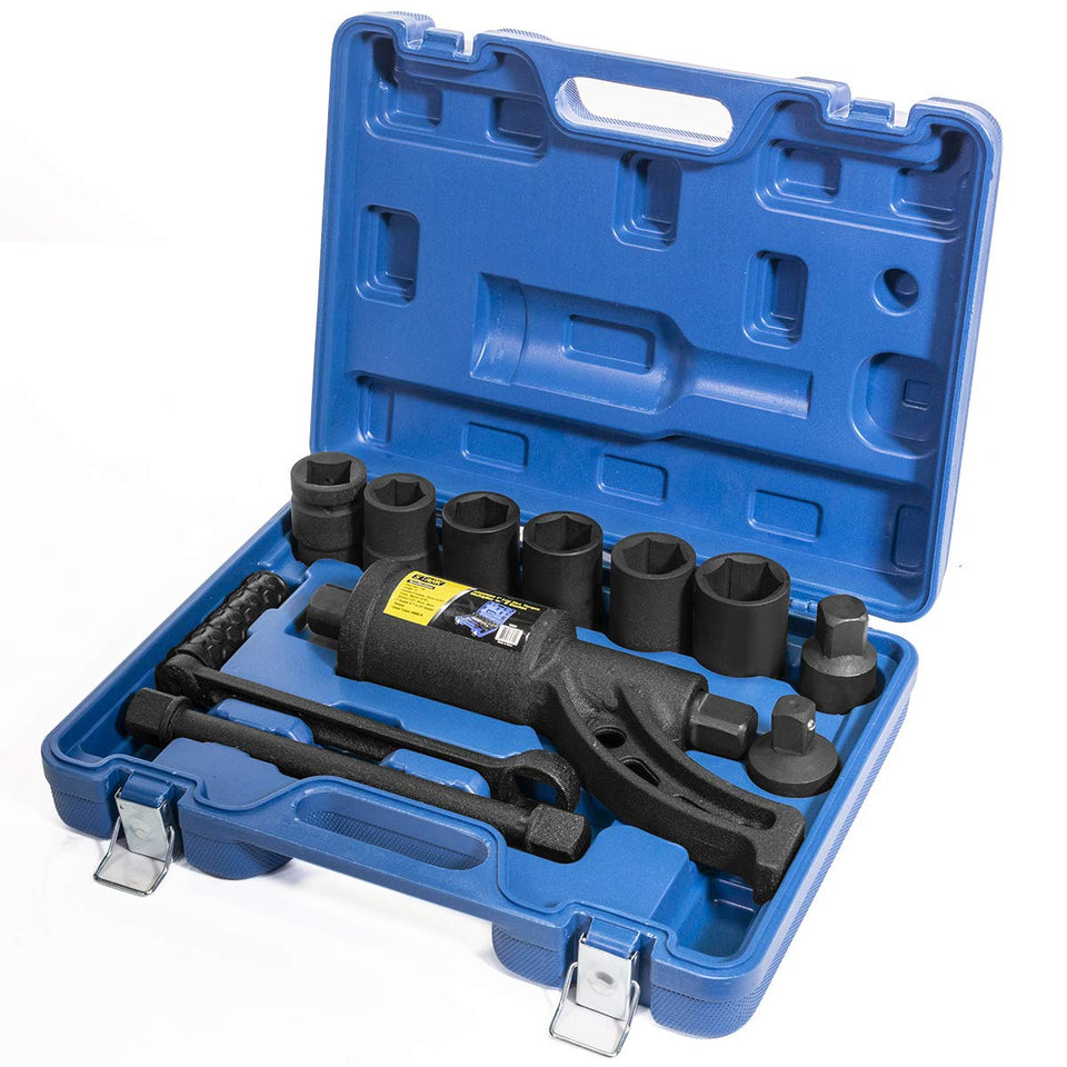 XtremepowerUS 8-piece torque multiplier set for heavy lug nuts
