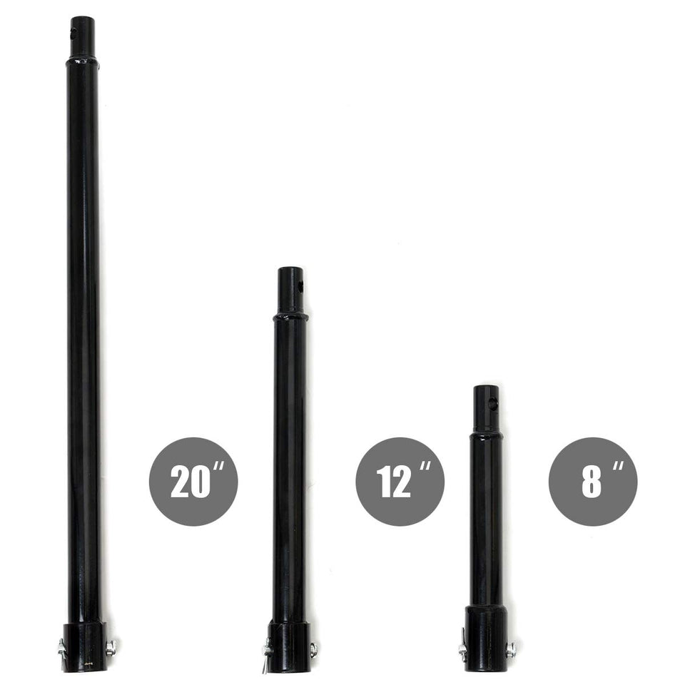 XtremepowerUS auger extension 8-inch for deeper, easier post-hole drilling