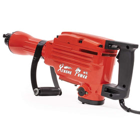 XtremepowerUS demolition hammer featuring a 360-degree front handle for ergonomic control.