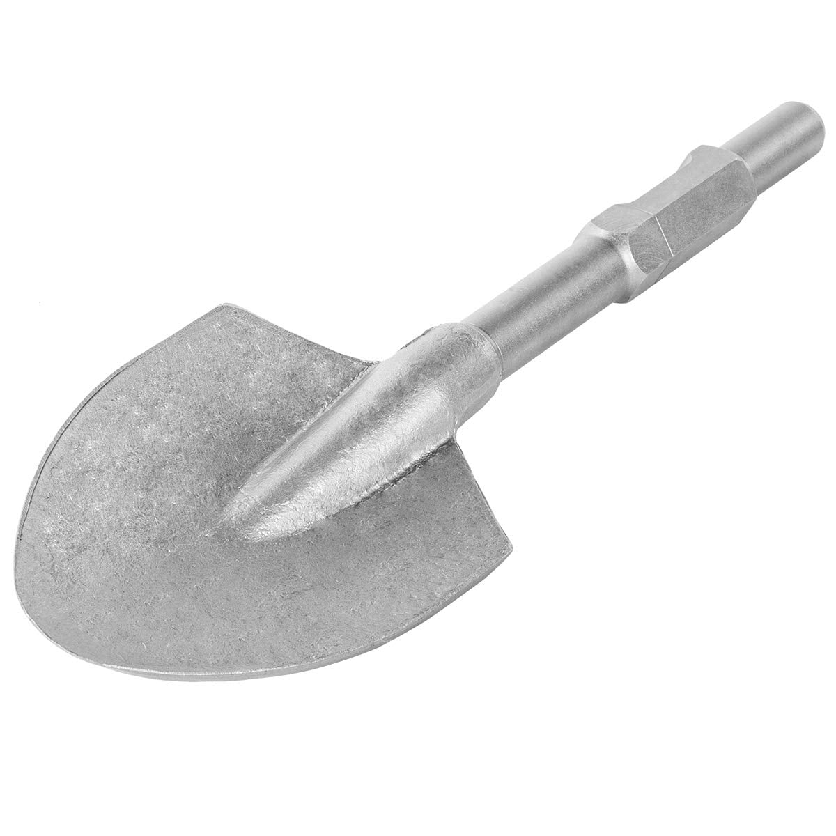 XtremepowerUS 5 inch wide demolition hammer spade bit for fast site digging.
