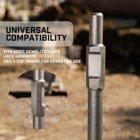 XtremepowerUS digging-action with long-handle design reduces user fatigue.