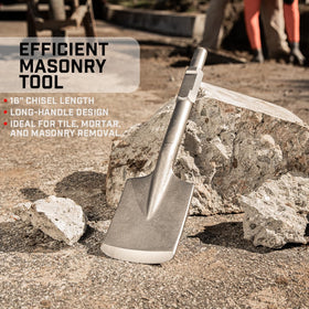 XtremepowerUS asphalt-scoop-shovel-head designed for concrete breaking and path clearing.