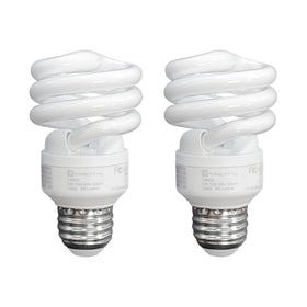 Xtricity T2 spiral CFL bulb close-up highlighting compact design.