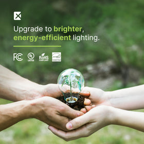 Xtricity UL-listed 120V CFL for safe home lighting.