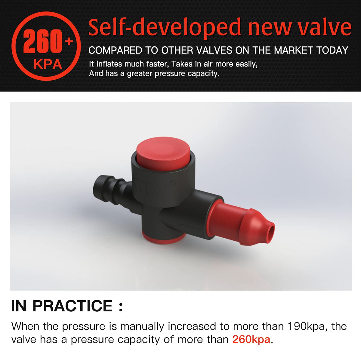 XTRYCAL self-developed valve enables fast fill and easy intake