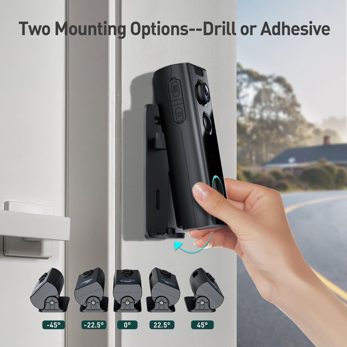 XTU doorbell camera uses 2.4GHz Wi-Fi for reliable connection