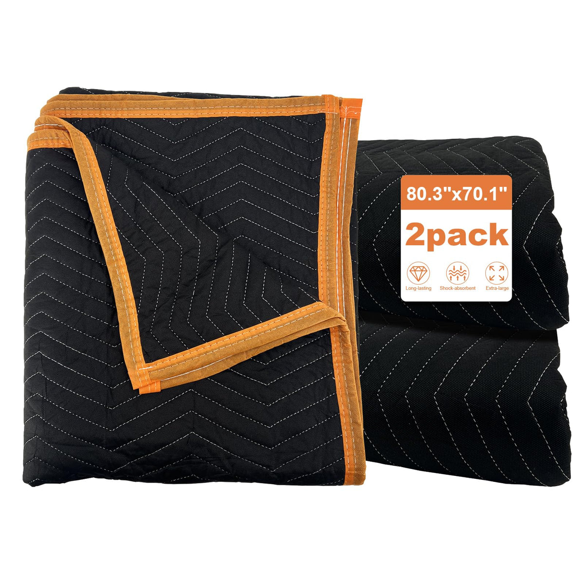 XUANPEILIN large moving blanket 80x72 protecting furniture during relocation.