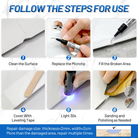 XUDOAI repair kit tools illustrating easy DIY application for chips