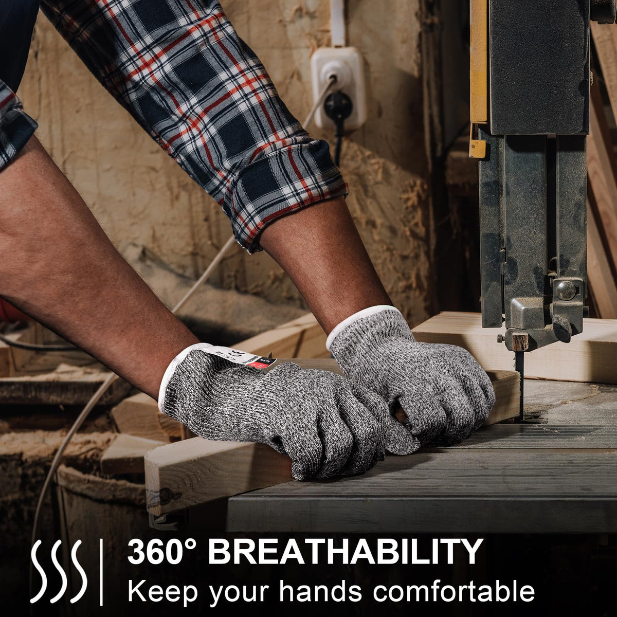 Xuhal gardening and yard work gloves reduce risk during projects.