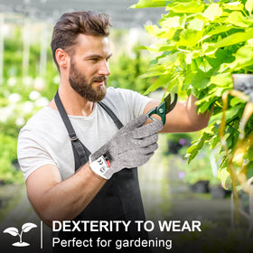 Xuhal oyster shucking-ready gloves protect hands while handling shells.