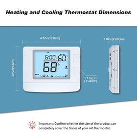 XuLuaba thermostat supports many heating systems for flexibility.