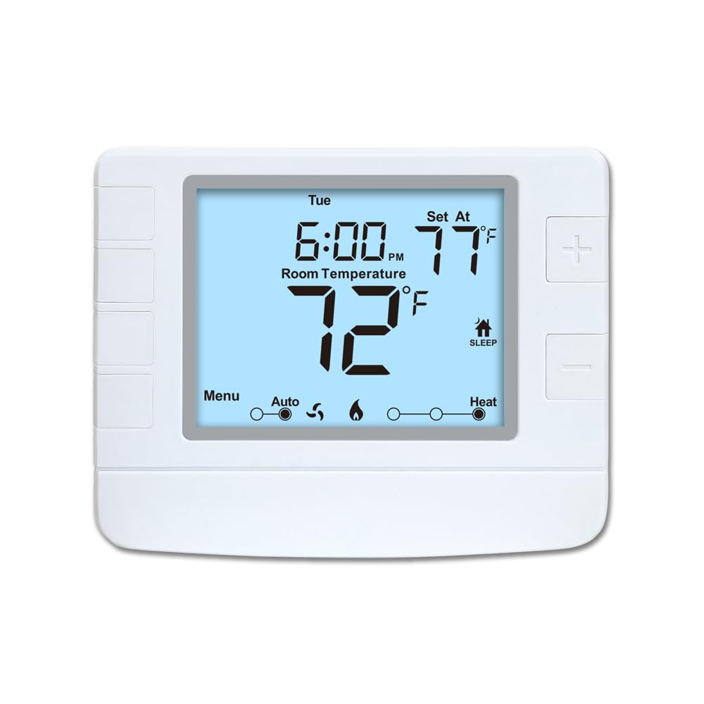 XuLuaba thermostat with a large display for quick temperature checks.