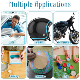Xuniea 1/4 inch blue tape for narrow curves and precise masking.